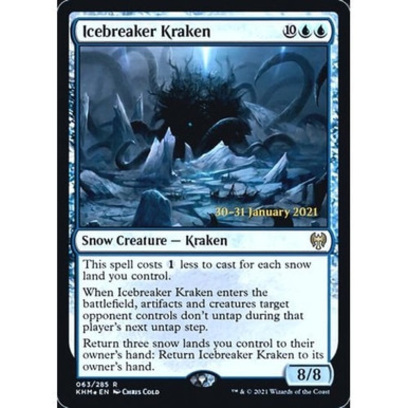 Icebreaker Kraken (Kaldheim Prerelease foil) | Kaldheim