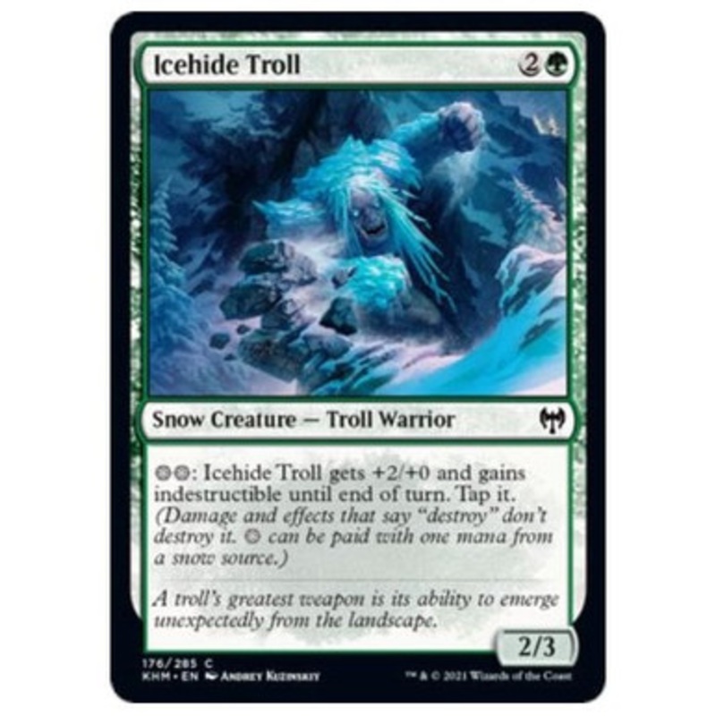 Icehide Troll (foil) | Kaldheim