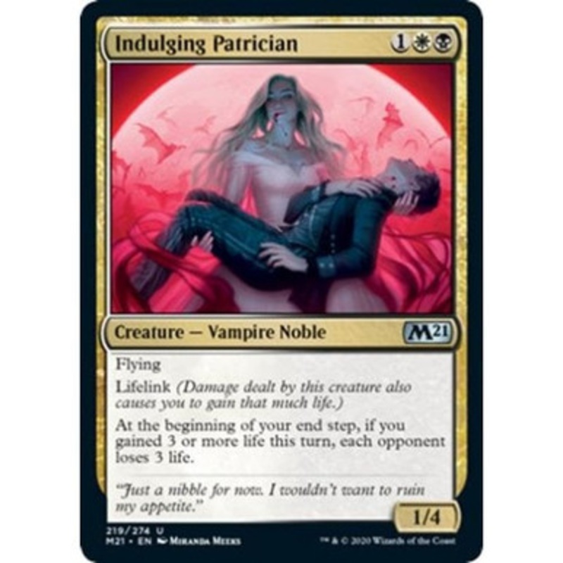 Indulging Patrician (foil) | Core Set 2021
