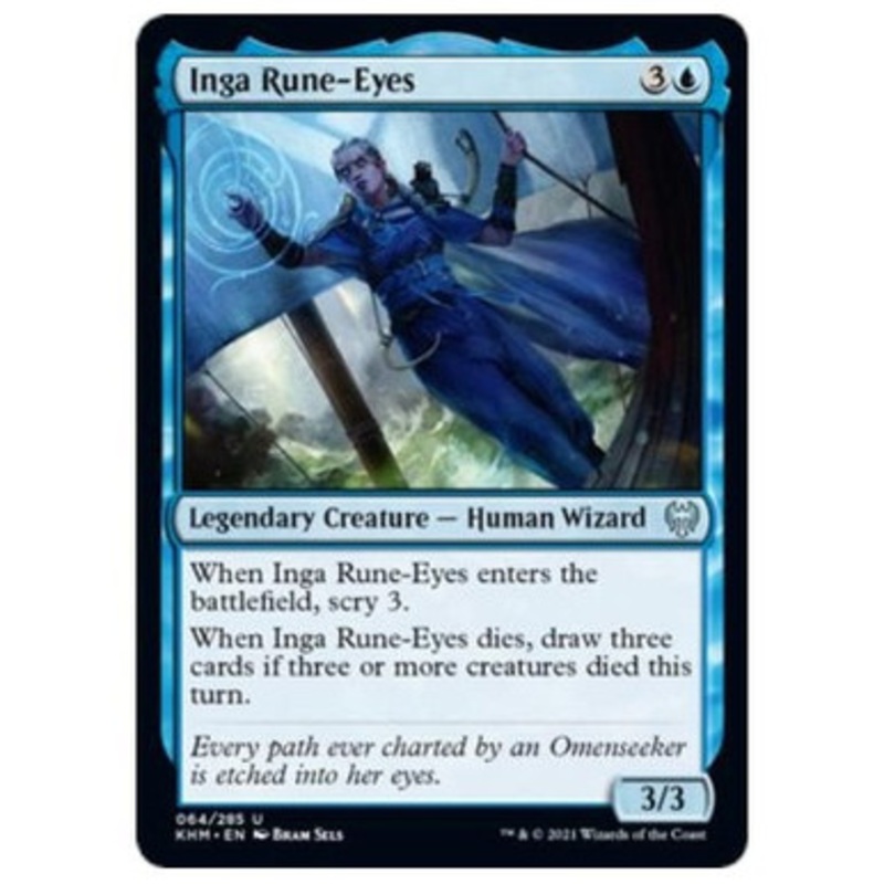 Inga Rune-Eyes (foil) | Kaldheim