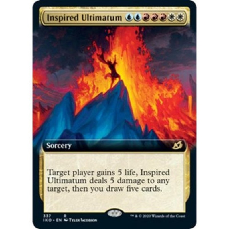 Inspired Ultimatum (Extended Art) (foil) | Ikoria: Lair of Behemoths