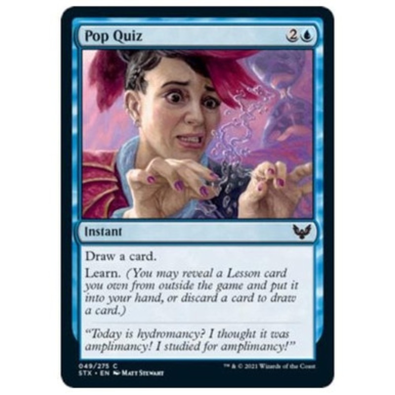 Pop Quiz (foil) | Strixhaven: School of Mages