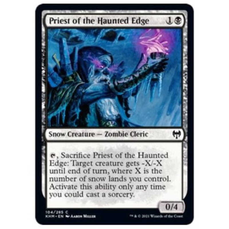 Priest of the Haunted Edge (foil) | Kaldheim