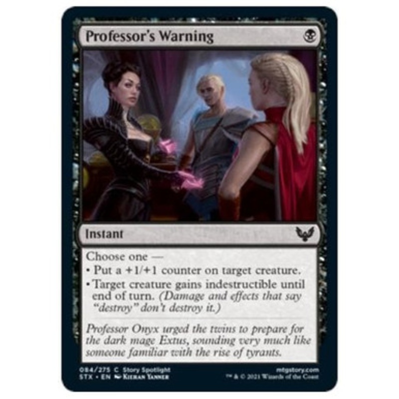 Professor's Warning