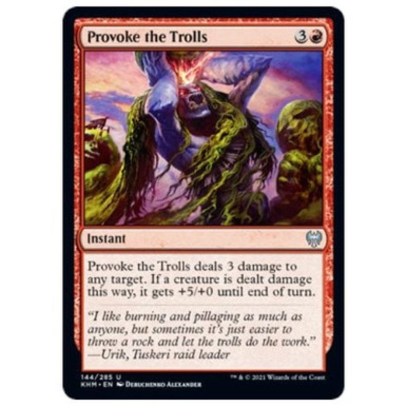 Provoke the Trolls (foil) | Kaldheim