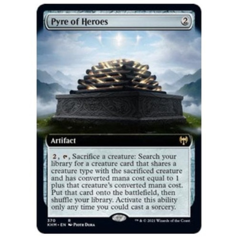 Pyre of Heroes (Extended Art) (foil) | Kaldheim