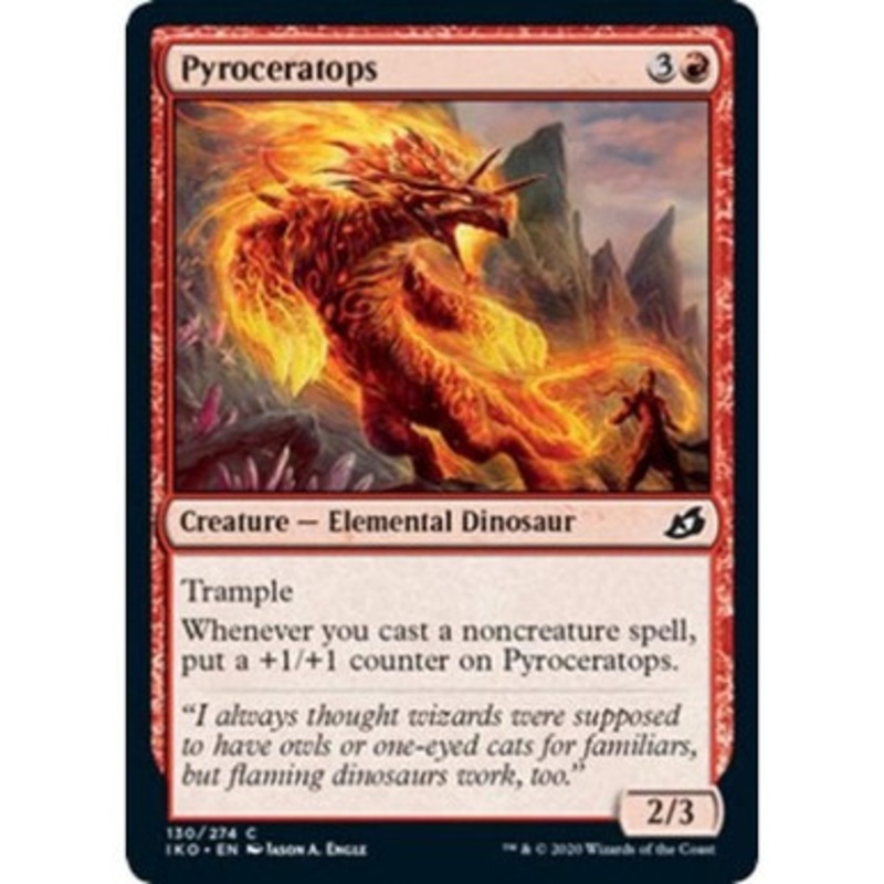 Pyroceratops (foil) | Ikoria: Lair of Behemoths