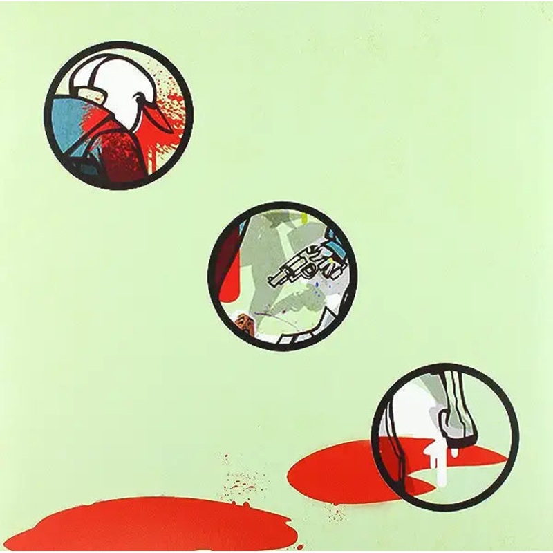 Apollo Brown - Stitched Up & Shaken (White With Pink Orange Splatter) Vinyl New