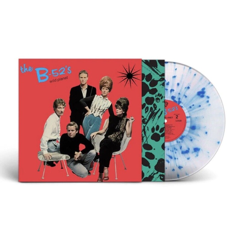 B-52s - Wild Planet (Ultra Clear With Blue Splatter) Vinyl New