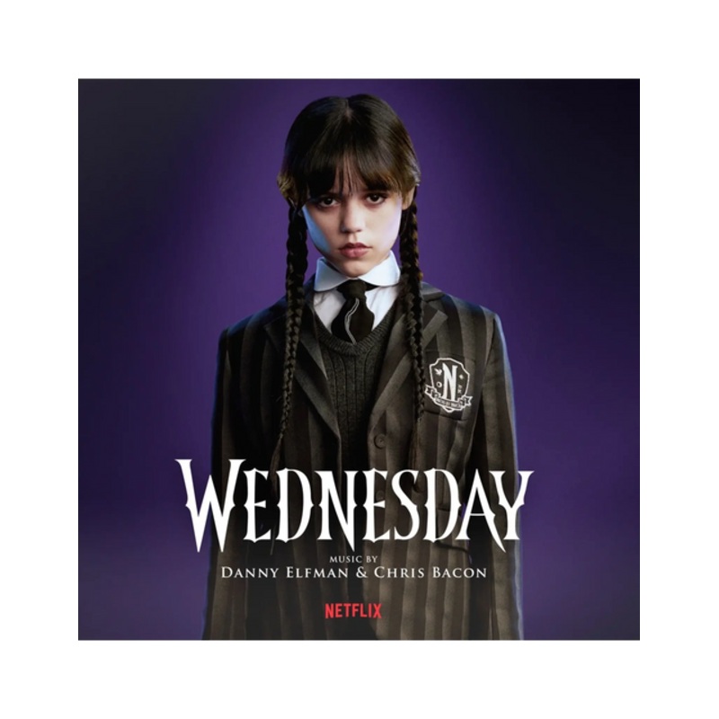 Danny Elfman & Chris Bacon - Wednesday (2lp Purple And Black Smoke) Vinyl New