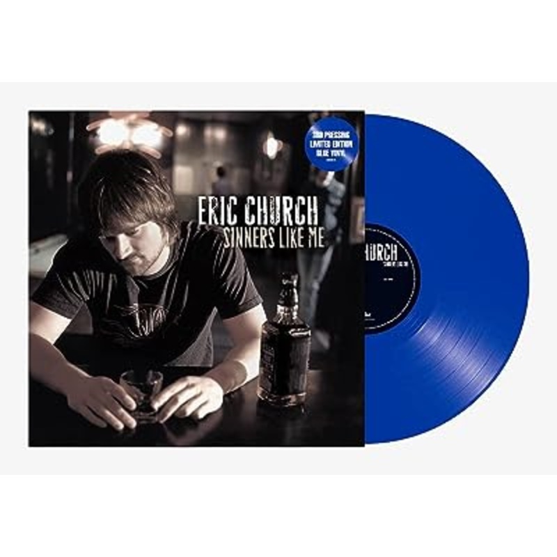 Eric Church - Sinners Like Me (Blue) Vinyl New