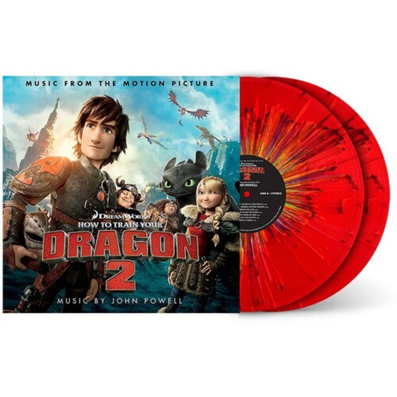 John Powell - Soundtrack How To Train Your Dragon 2 (2lp Red Splatter) Vinyl New