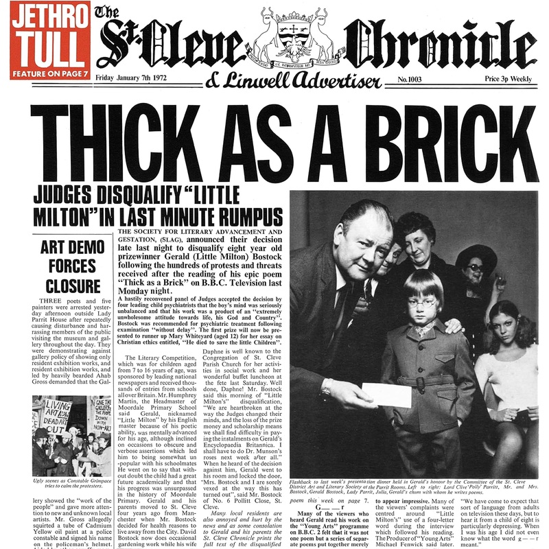 Jethro Tull - Thick As A Brick (50Th Anniversary Edition Half Speed Master) Vinyl New