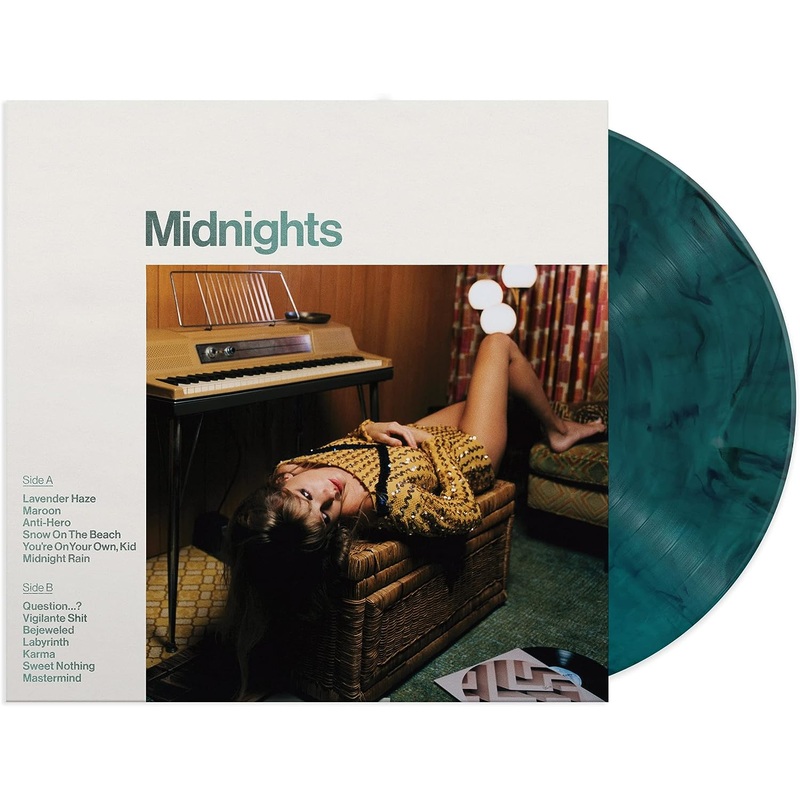 Taylor Swift - Midnights (Jade Green Marbled) Vinyl New