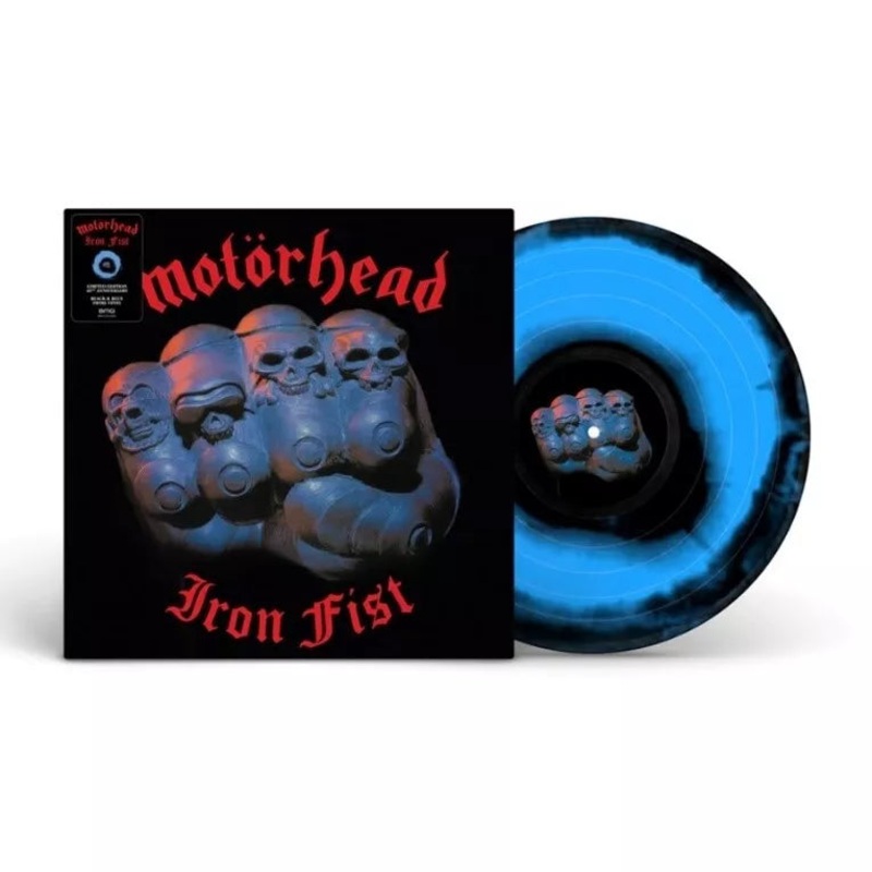 Motorhead - Iron Fist (Limited Edition Black & Blue Swirl) Vinyl New