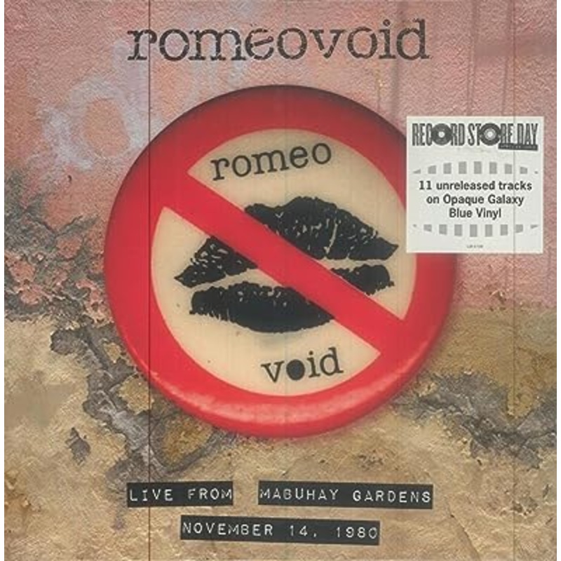 Romeo Void - Live From The Mabuhay Gardens November 14 1980 (Galaxy Blue) Vinyl New