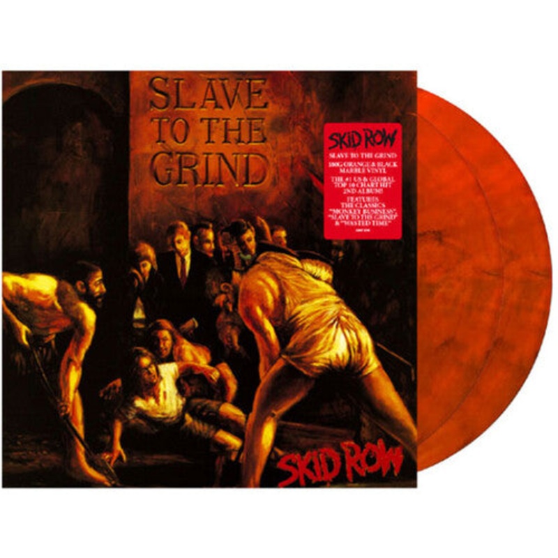 Skid Row - Slave To The Grind (2lp Orange & Black Marble) Vinyl New