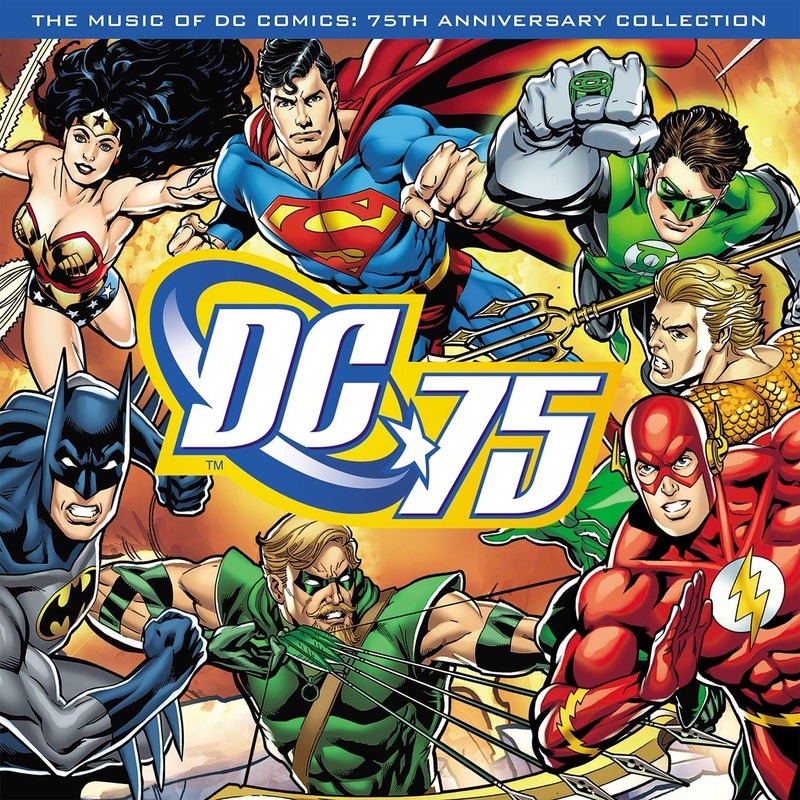 Various Artists - MusicOf Dc Comics 75Th Anniversary Collection (Numbered Red Translucent) Vinyl New