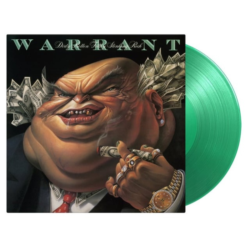 Warrant - Dirty Rotten Filthy Stinkin Rich (Limited Numbered Green Translucent) Vinyl New