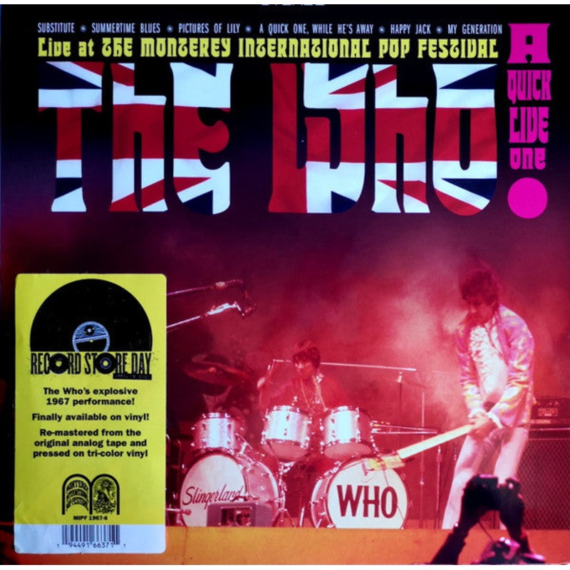 Who - A Quick Live One (Tri Colour Red Whie Blue) Vinyl New