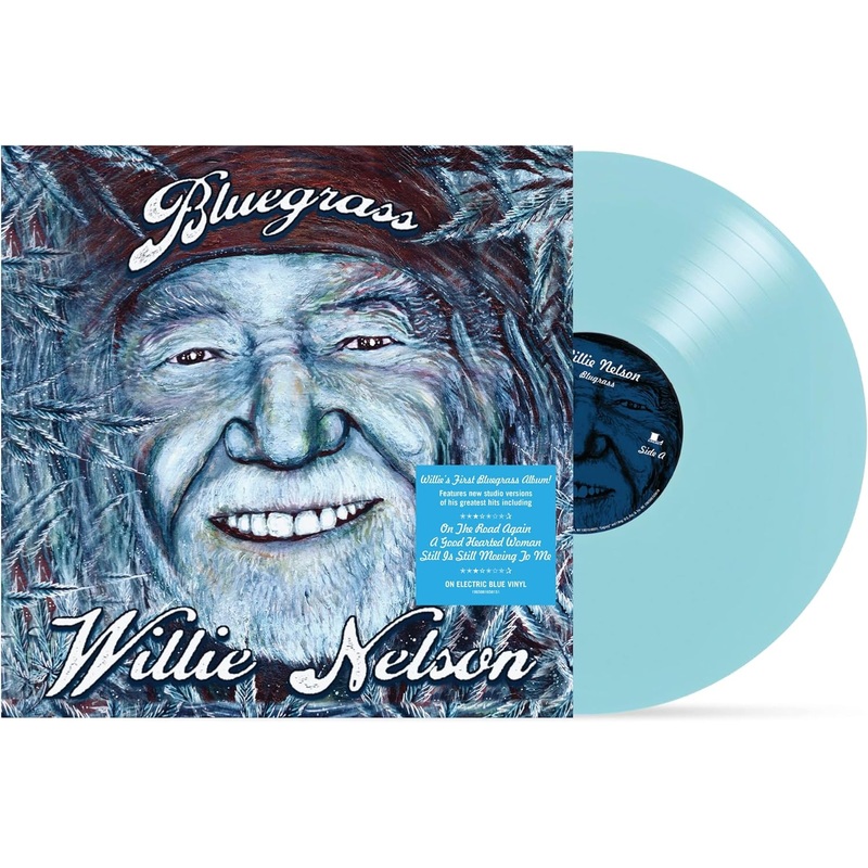 Willie Nelson - Bluegrass Album (Electric Blue) Vinyl New