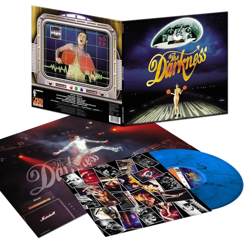 Darkness - Permission To Land... Again (Indie Exclusive 20th Anniversary Edition Blue Black Marbled) Vinyl New