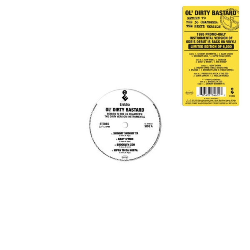 Ol' Dirty Bastard - Return To The 36 Chambers The Dirty Version (The Instrumentals) Vinyl New