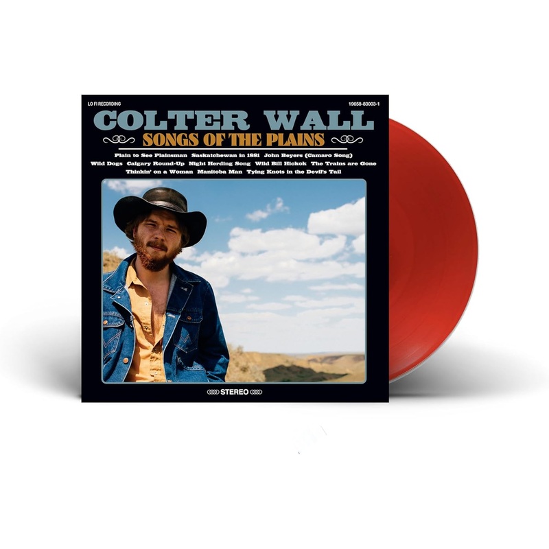 Colter Wall - Songs Of The Plains (Red Opaque) Vinyl New