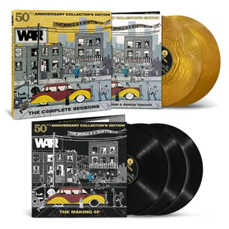 War - World Is A Ghetto (5lp 50Th Anniversary Collectors Edition Gold & Black) Vinyl New