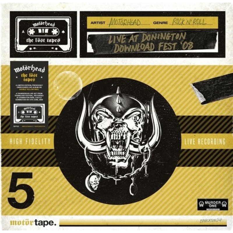 Motorhead - The Lost Tapes, Vol. 5 (Live At Donington 2008) (2lp Clear Yellow) Vinyl New
