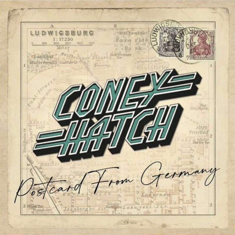 Coney Hatch - Postcard From Germany (2Lp Cream With Turquoise Splatter Autographed) Vinyl New RSD2024