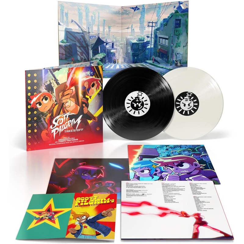 Anamanaguchi And Joseph Tranan - Scott Pilgrim Takes Off (2 Lp Black-White) Vinyl New