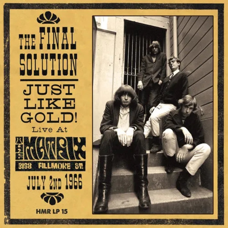 Final Solution, The - Just Like Gold: Live At The Matrix 1966 Vinyl New