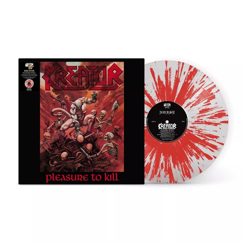 Kreator  - Pleasure To Kill (Clear Red Splatter) Vinyl New