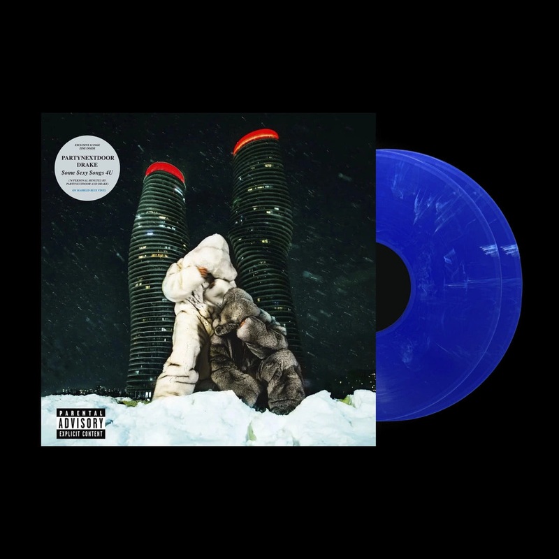 Partynextdoor, Drake - $Ome $Exy $Ongs 4 U (2Lp Indie Exclusive Marbled Blue) Vinyl New