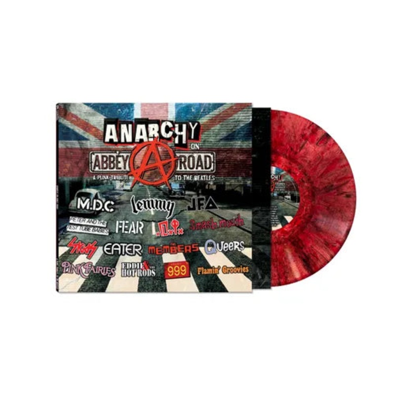 Various Artists - Anarchy On Abbey Road - A Punk Tribute To The Beatles (Red Marble) Vinyl New