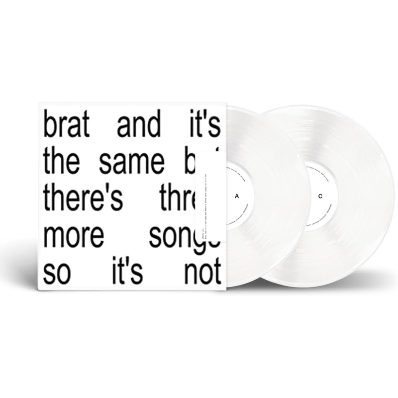 Charli Xcx - Brat And It's The Same But There's Three More Songs So It's Not (2 Lp White) Vinyl New