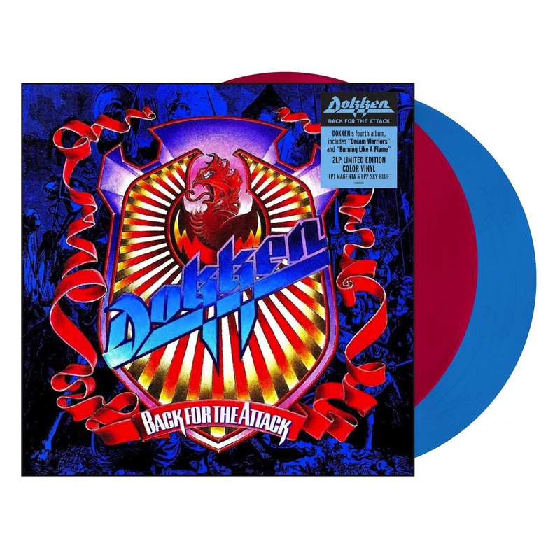 Dokken - Back For The Attack (2 Lp Magenta & Sky Blue) Vinyl New