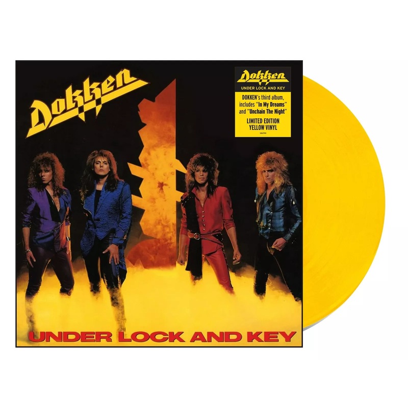 Dokken - Under Lock And Key (Yellow) Vinyl New