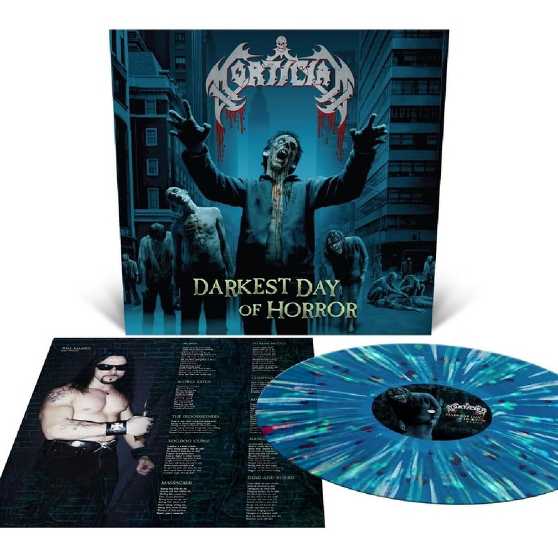 Mortician - Darkest Day Of Horror (Sea Blue Splatter) Vinyl New