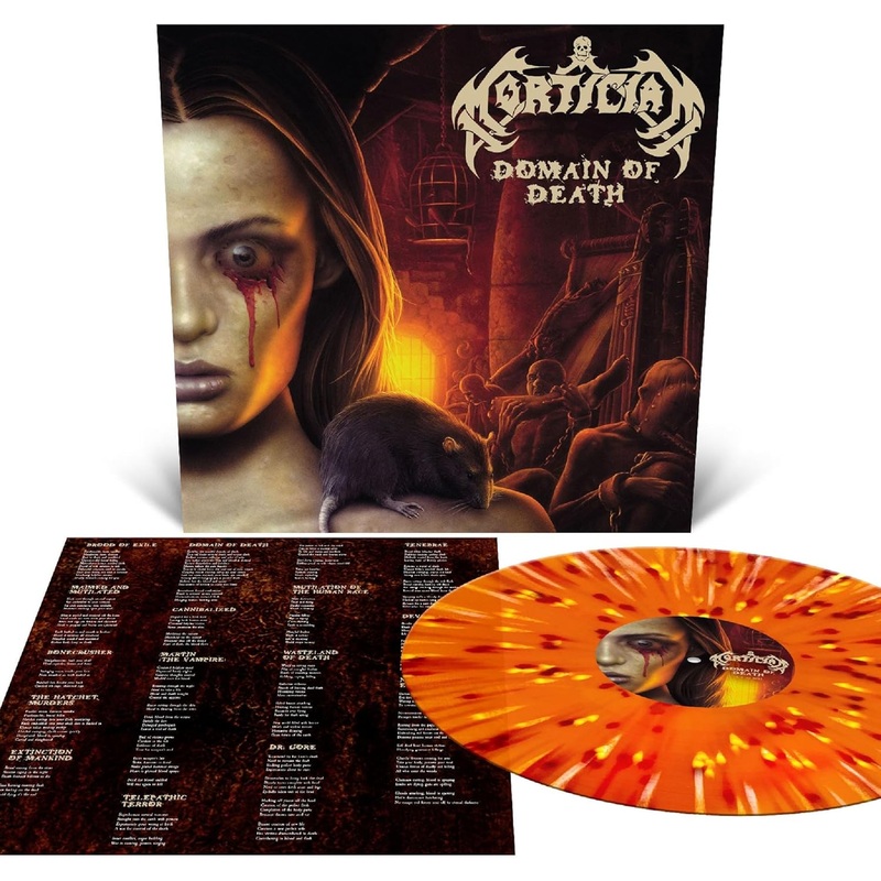 Mortician - Domain Of Death (Orange Krush With Splatter Edition) Vinyl New