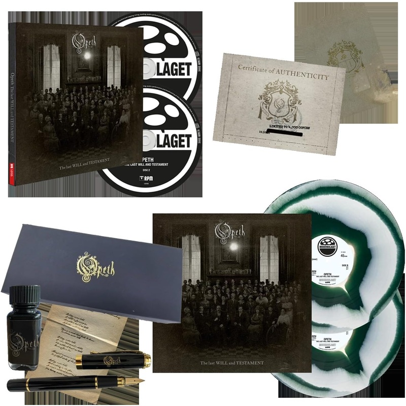 Opeth - The Last Will And Testament (2 Lp-Blu-Ray White-Green-Corona) Vinyl New