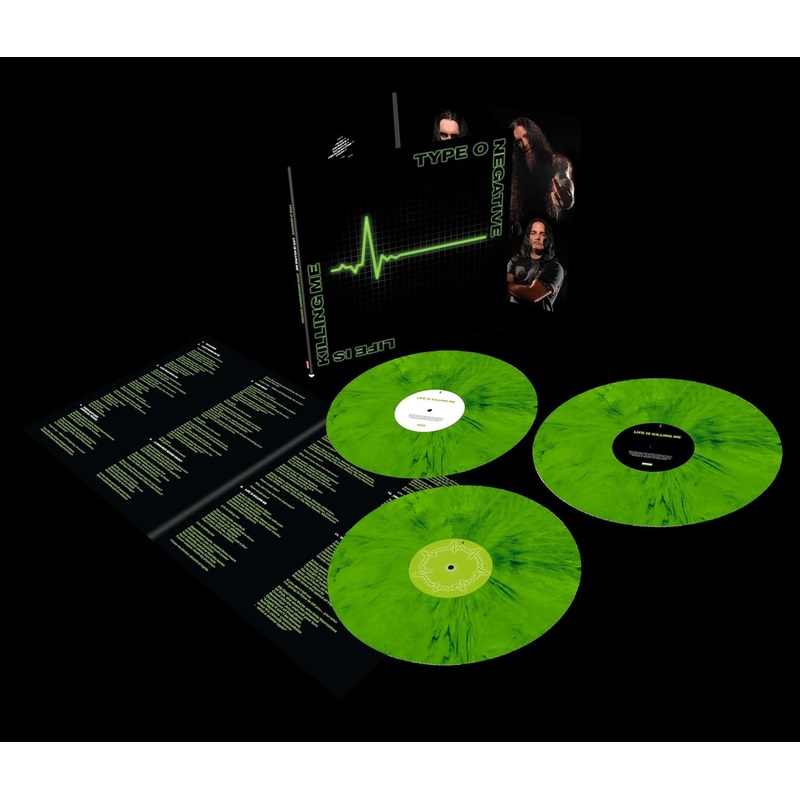Type O Negative - Life Is Killing Me 20Th Anniversary (3 Lp Green-Black Mixed) Vinyl New