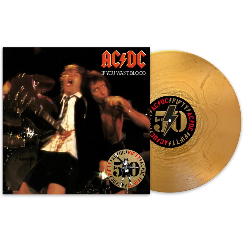 Ac/Dc - If You Want Blood You'Ve Got It (50Th Anniversary Metallic Gold) Vinyl New