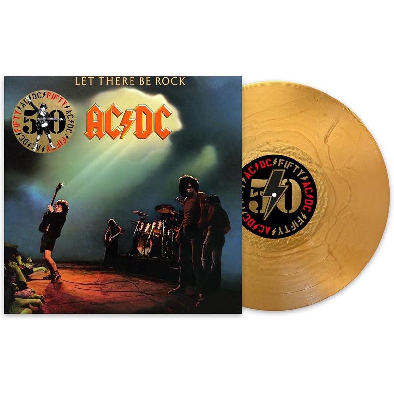 Ac/Dc - Let There Be Rock (50Th Anniversary Metallic Gold) Vinyl New