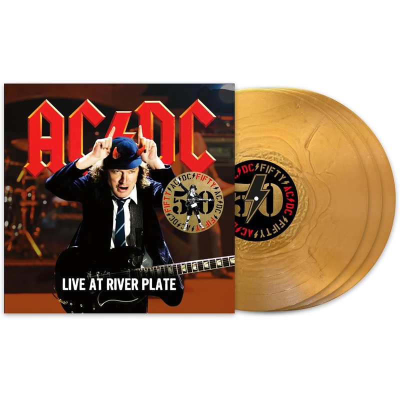 Ac/Dc - Live At River Plate (50Th Anniversary 3 Lp Gold) Vinyl New
