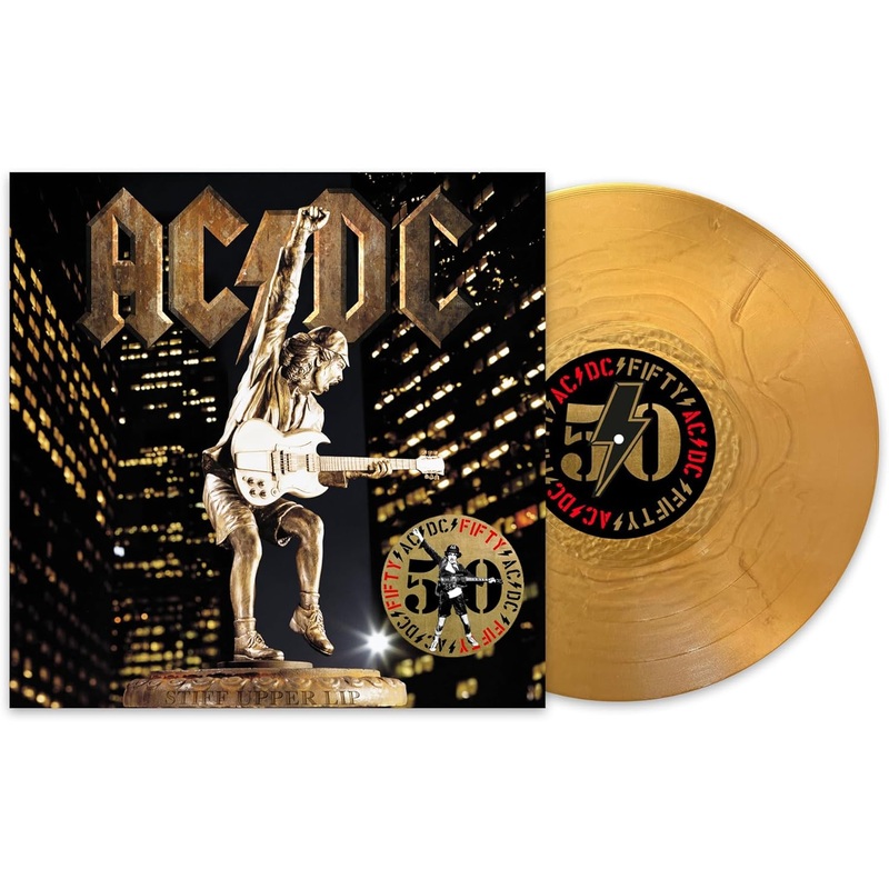 Ac/Dc - Stiff Upper Lip (50Th Anniversary Metallic Gold) Vinyl New