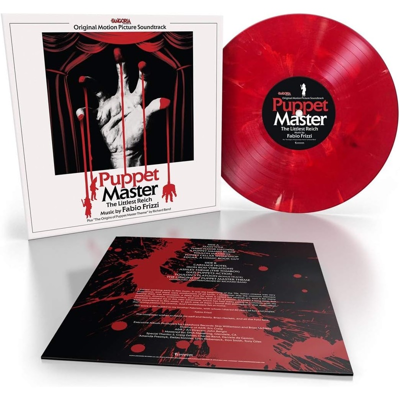 Fabio Frizzi - Puppet Master: The Littlest Reich Toulon's Bloody Revenge (Red) Vinyl New