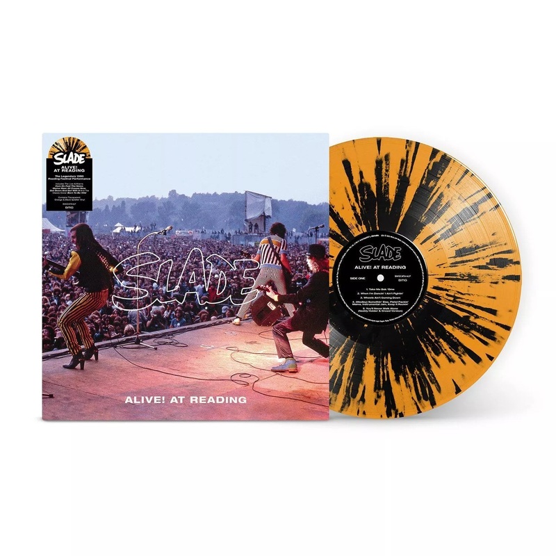 Slade - Alive! At Reading (Transparent Orange Black Splatter)  Vinyl New