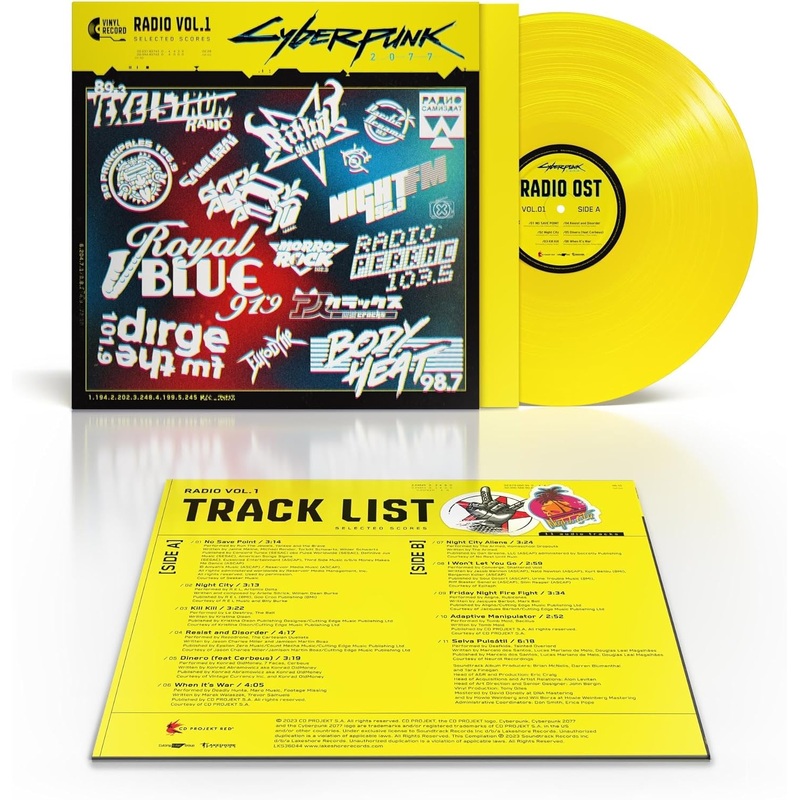 Various Artists - Cyberpunk 2077 Radio Vol.1 (Yellow) Vinyl New